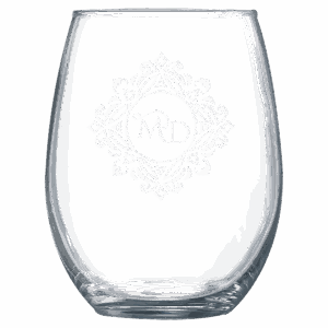 15 oz. Engravable Stemless Wine Glass