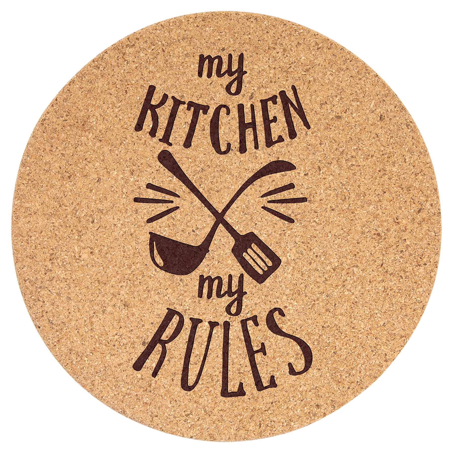 7½" Round Cork Trivet