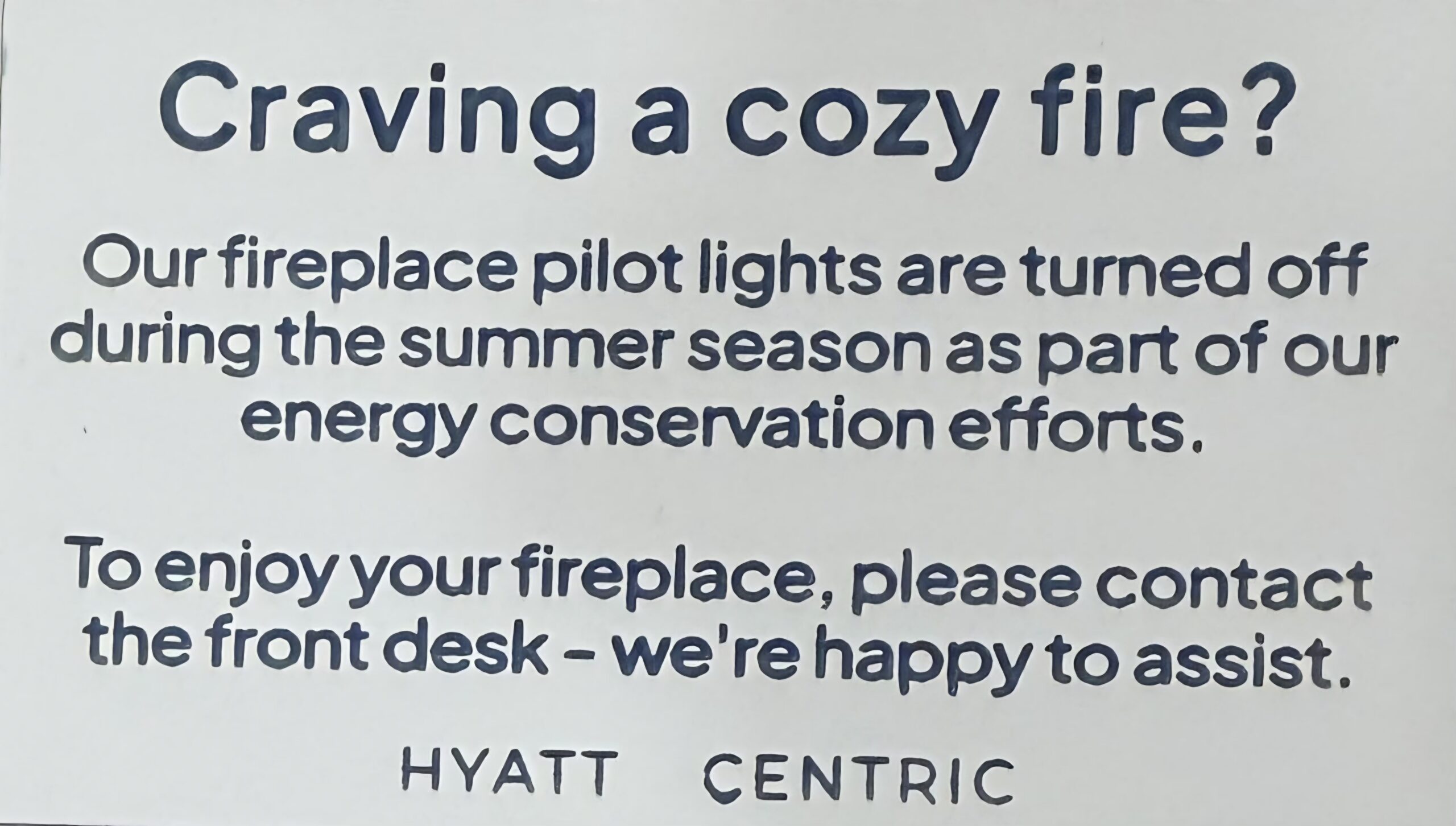 Fireplace Pilot Light Signs with 3M Backing
